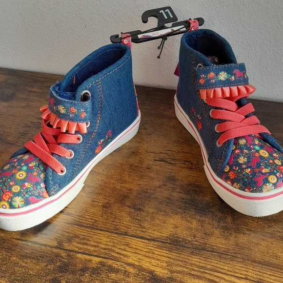 NWT Spirit High Top Sneakers- Toddler 11- High-tops- NEW Velcro - Picture 3 of 6